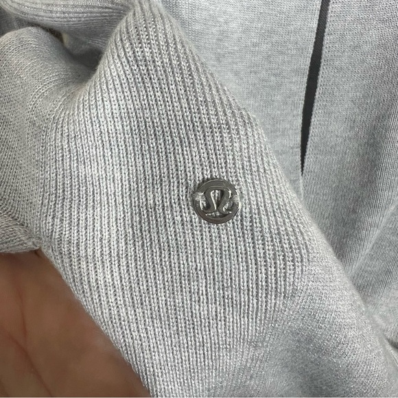 Lululemon Womens Bring it Backbend Heathered Alpine Cashmere Blend Sweater - Picture 9 of 9